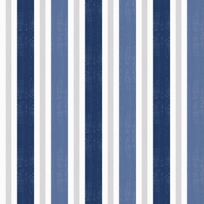 Coastal stripes blue grey and offwhite