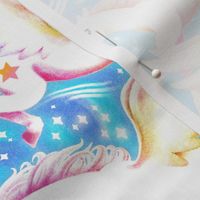 Magical Pegasus Ponies - holographic rainbow 