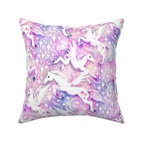 Magical Pegasus Ponies - iridecent lilac purple