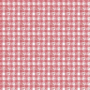 Coral Gingham small Rough N Tumble
