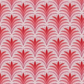Boho Palm/shades of red/medium