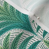 Boho Palm/shades of green/medium 