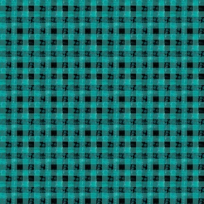 Buffalo Plaid Turquoise small 