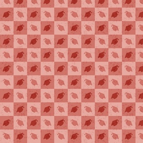 Mortarboard Checkerboard - Red