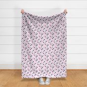 pink and purple checkerboard fabric - pink checkerboard, purple checkerboard, retro checkerboard design