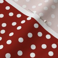 dots fabric - brandywine, burgundy dots fabric, dark red dots fabric