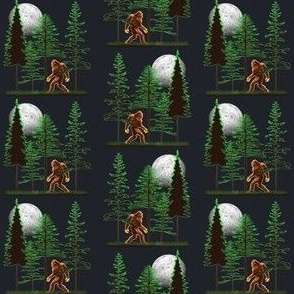 Hide and Seek Bigfoot In Forest