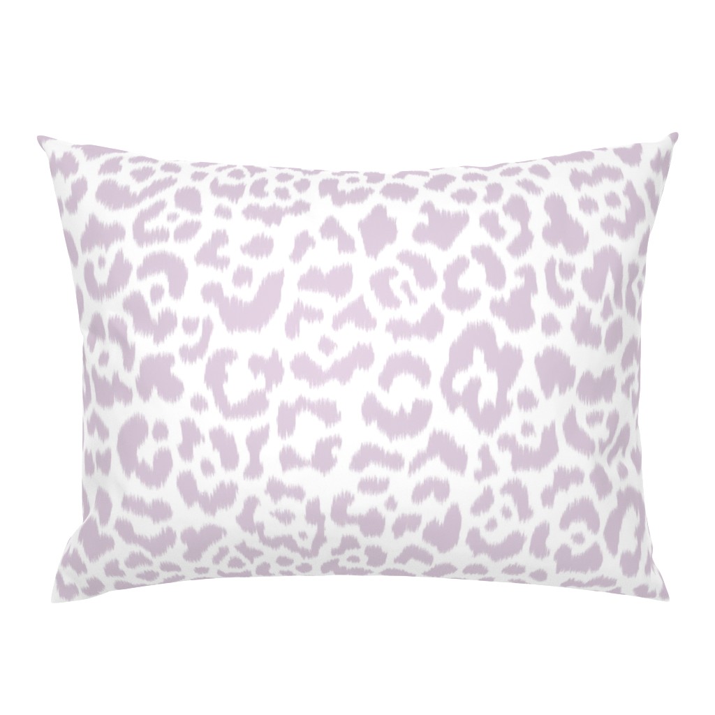 Lilac White Ikat Leopard