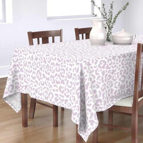 Lilac White Ikat Leopard