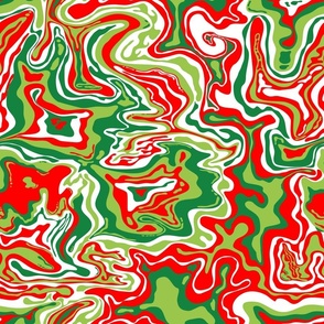 psychedelic oil spill christmas