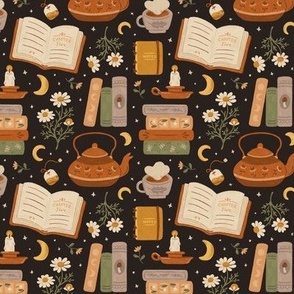 Bookish Fabric, Wallpaper and Home Decor