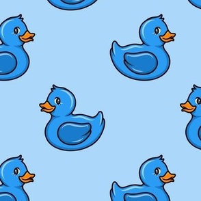 Rubber Duck Blue Medium