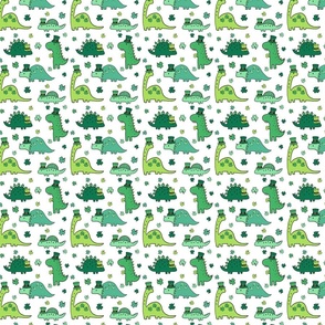 Extra Small Scale - Lucky Dinos Bright Green White BG