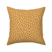 Cream dots on Gold | Pretty Poppies Collection