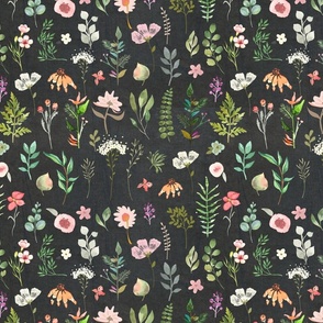 floral collage pattern tile