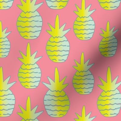 Pink Ombre Pineapple