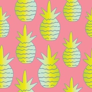 Pink Ombre Pineapple