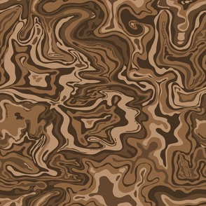 psychedelic oil spill monotone brown
