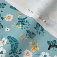 blue butterfly pattern light blue background smaller scale-02