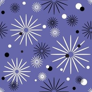 Atomic Sparkles  in "Very Peri" Periwinkle Lavender Pantone Color of the Year 