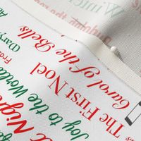 Christmas Song Titles Tea Towel