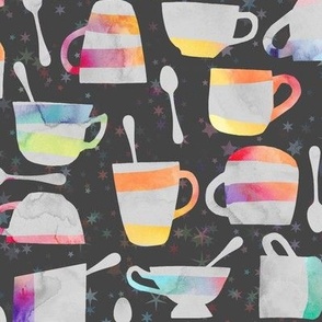 teacups - grey