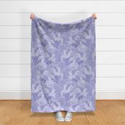 Good Night Unicorns- Large- Periwinkle Purple- Very Peri- Pantone Color of the Year 2022- Girl Unicorn Wallpaper- Magical Baby Girl Nursery-  Unicorn Fabric- Fairy Tale- Alicorn- Pegasus- Unicorn With Wings