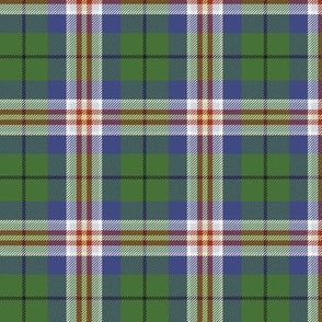 Kentucky official state tartan, 3" faded