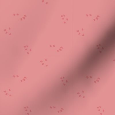 random dots on pink