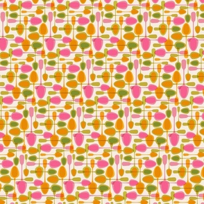 Kitchen Retro Spoons seamless pattern-Small scale