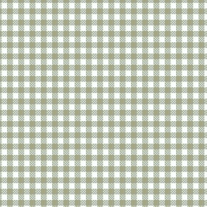 Gingham Green EXTRA SMALL PRINT