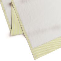 Candy Stripe Yellow on White