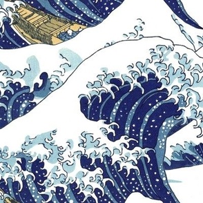 the slightly smaller waves of Hokusai (20")