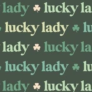 lucky lady - dark green