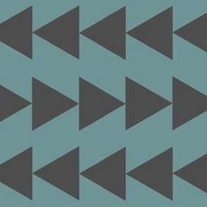 Arrows - Charcoal,  Teal - ROTATED