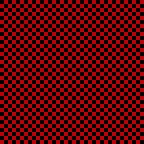 black and red checkerboard 