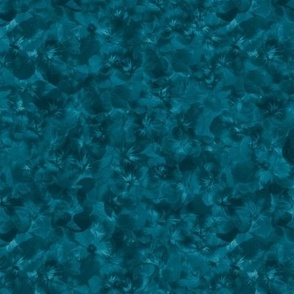 Shades of Deep Ocean Blue Pansies Botanical Texture