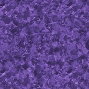 Shades of Grape Purple Pansies Botanical Texture