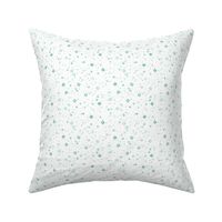 pixelated stars - trendy2 teals on white - ELH