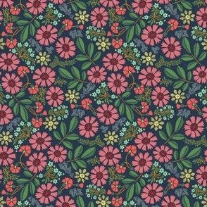 Cosmos Oak and Ivy Watermelon Colourway very small