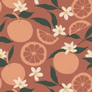 Fresh orange blossom