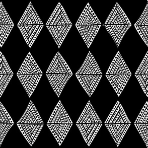 Hand-drawn Geometrics-Diamonds and Dots