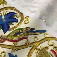 Embroidered Elizabethan Jacket Goldwork Imitation