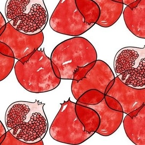 Bold pomegranates | Medium size