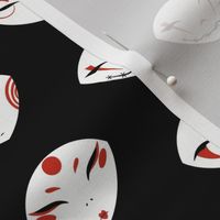 Japanese Masks Polka Dots | Master Version