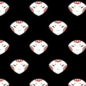 Japanese Masks Polka Dots | Rare density
