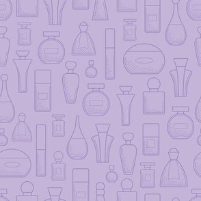 perfume bottles violet