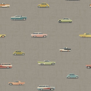 1950s Cars Gray