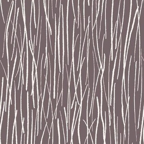 290 - Large scale Pine needles in summertime - in soft mushroom taupe and cream -  for wallpaper, home decor and apparel.