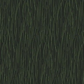 290 - Medium scale Pine needles in summertime - in deep green and almost black - for wallpaper, home decor and apparel.- for autumn/fall apparel, grass cloth wallpaper, crafts and nursery decor, thanksgiving tablecloths and napkins